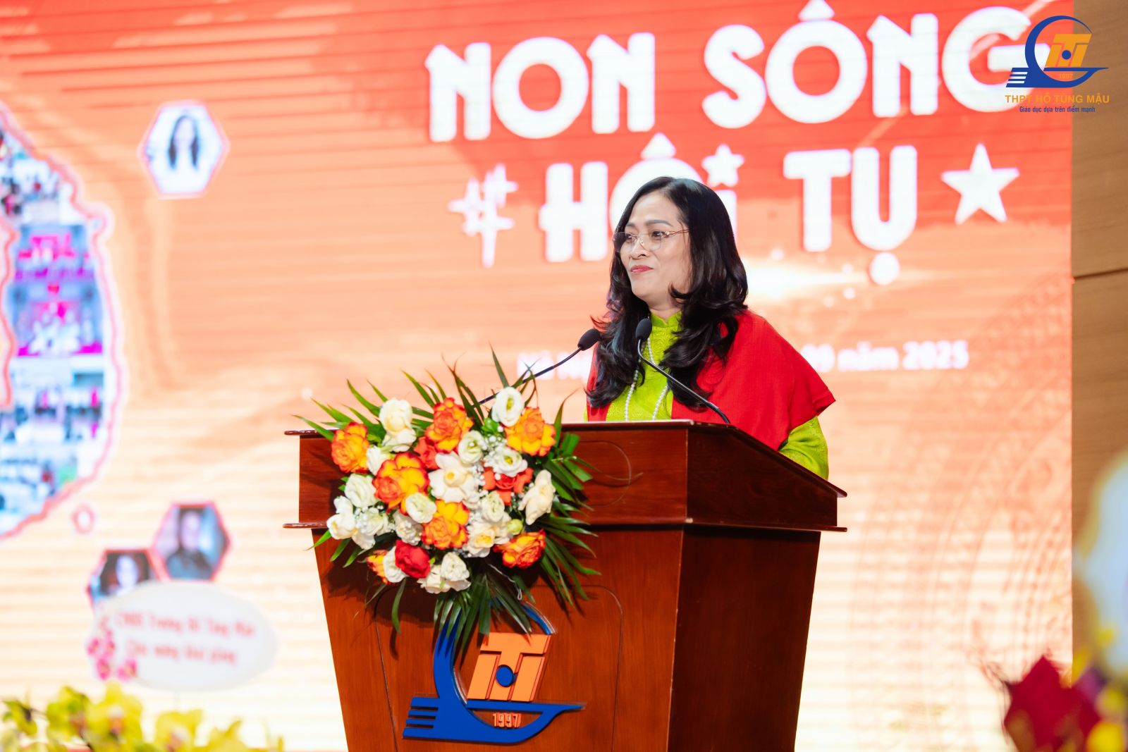 Ảnh: Học sinh: Nguyễn Duy Chung lớp 12H1 chia sẻ cảm nghĩ